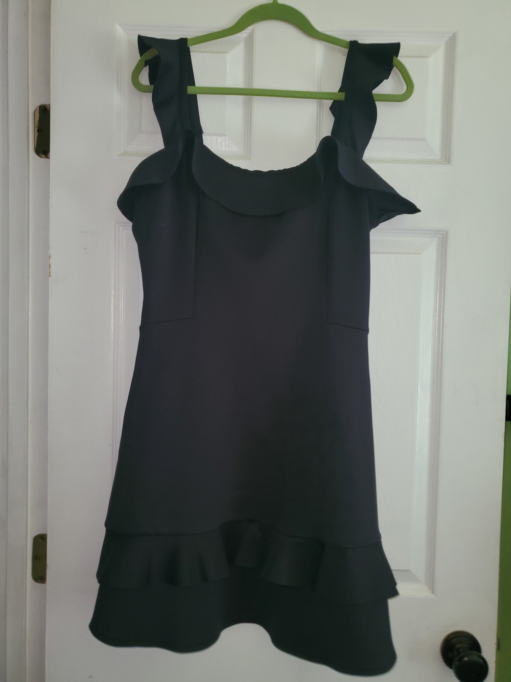 Lilly Pulitzer Astoria Black Ruffle Mini Dress